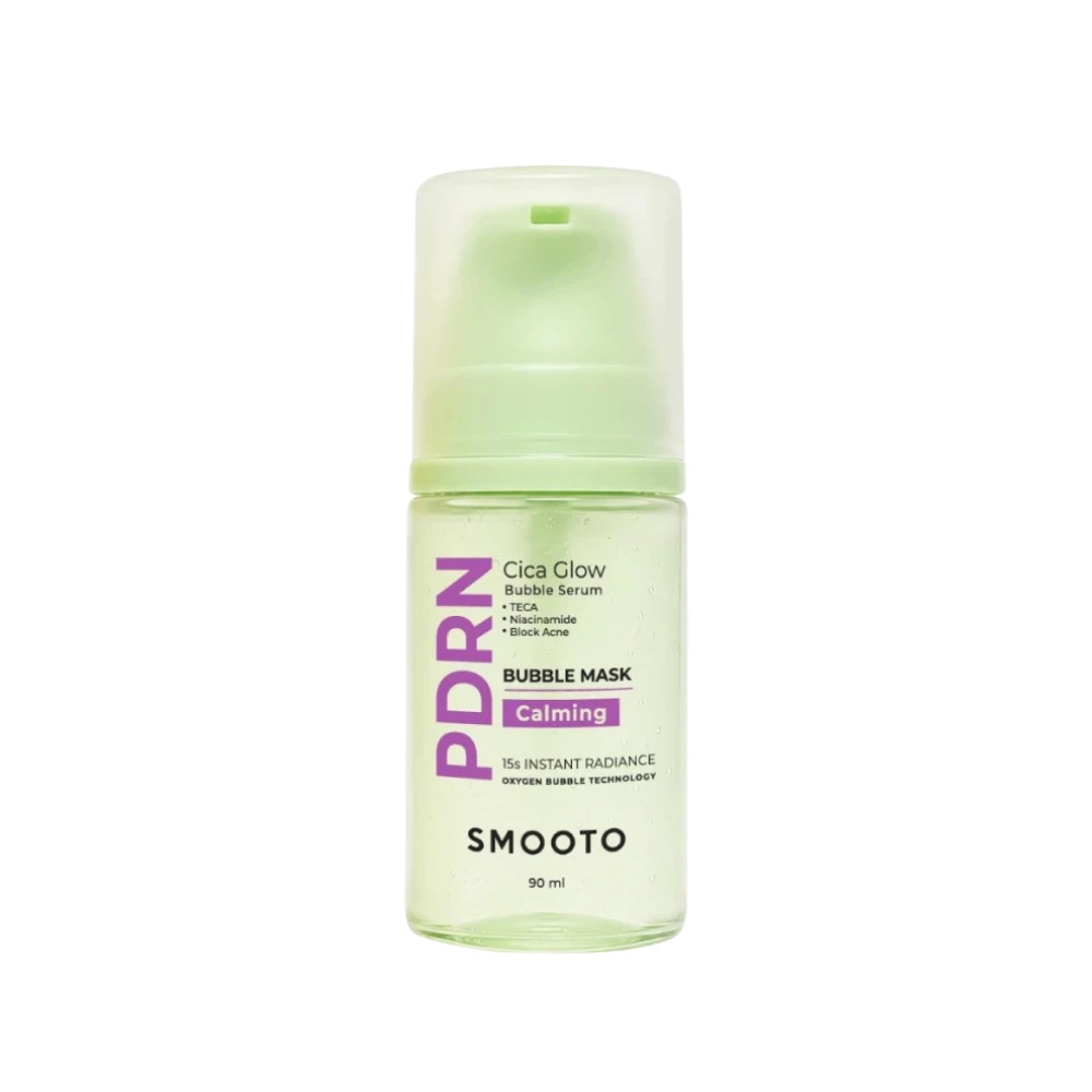 Успокаивающая пузырьковая сыворотка SMOOTO PDRN Cica Glow Bubble Serum (CALMING)  